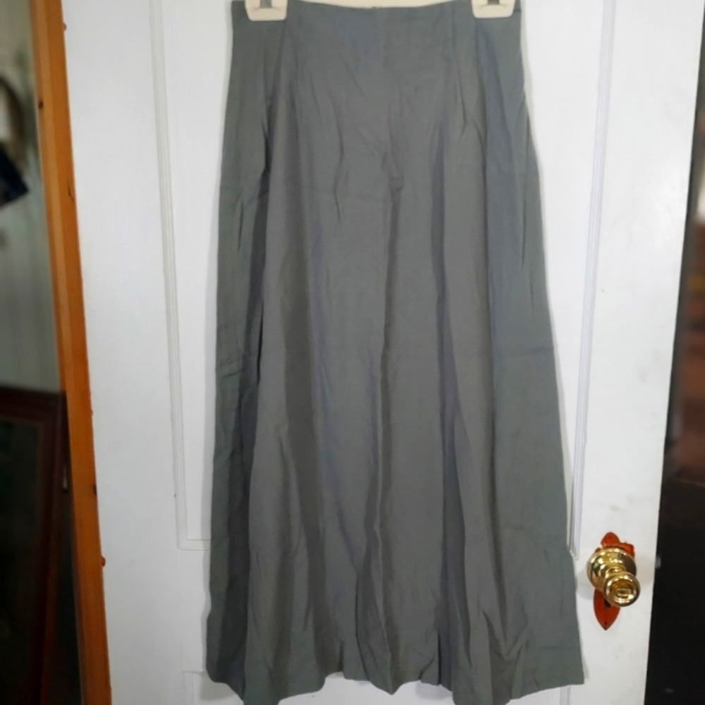 Tweeds A-Line Maxi Skirt Grey